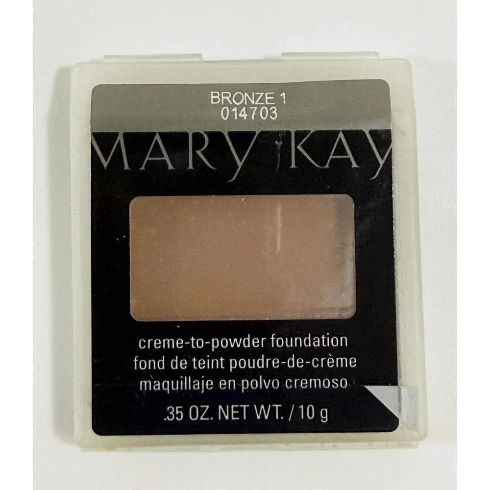Mary Kay Creme-to-Powder Foundation Women .35 oz Bronze 1 Matte Refill 014703